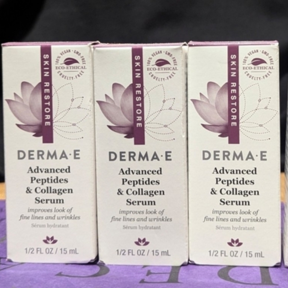 Derma E: Advanced Peptides & Collagen Serum bundle